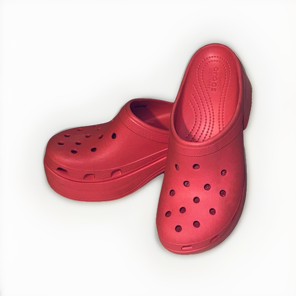 CROCS Siren Clog NWOT Pink High 3.5 Heel Men 10 Women 12 Shoes